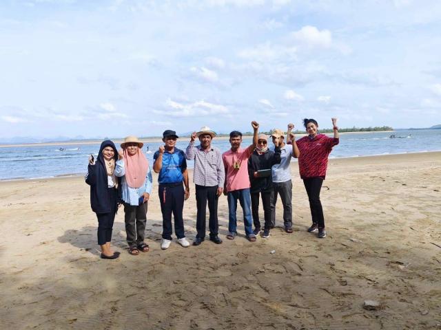 ร่วมฝึกปฏิบัติการใช้อุปกรณ์วัดชายหาดและระบบติดตามสภาพชายฝั่งทะเลผ่าน Application BMON