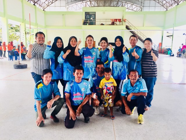 กิจกรรมแข่งขันวอลเลย์บอลกระชับมิตร  ระหว่าง อบต.ตลิ่งชัน และ อบต.เกาะกลาง อ.เกาะลันตา วันพุธ ที่ 13 พฤศจิกายน 2562