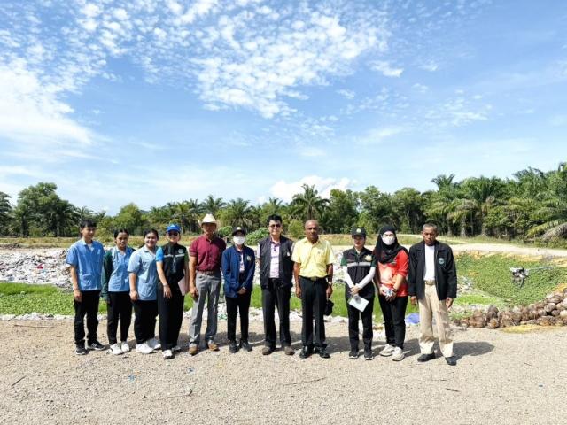สำนักงานสิ่งแวดล้อมและควบคุมมลพิษที่ 15  ลงพื้นที่ติดตามความก้าวหน้าการดำเนินงาน