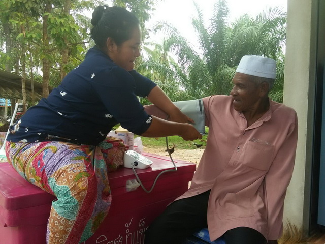 โครงการอบรมคัดกรองภาวะความดันโลหิตสูง ในประชาชนอายุตั้งแต่ 35 ปี ขึ้นไป